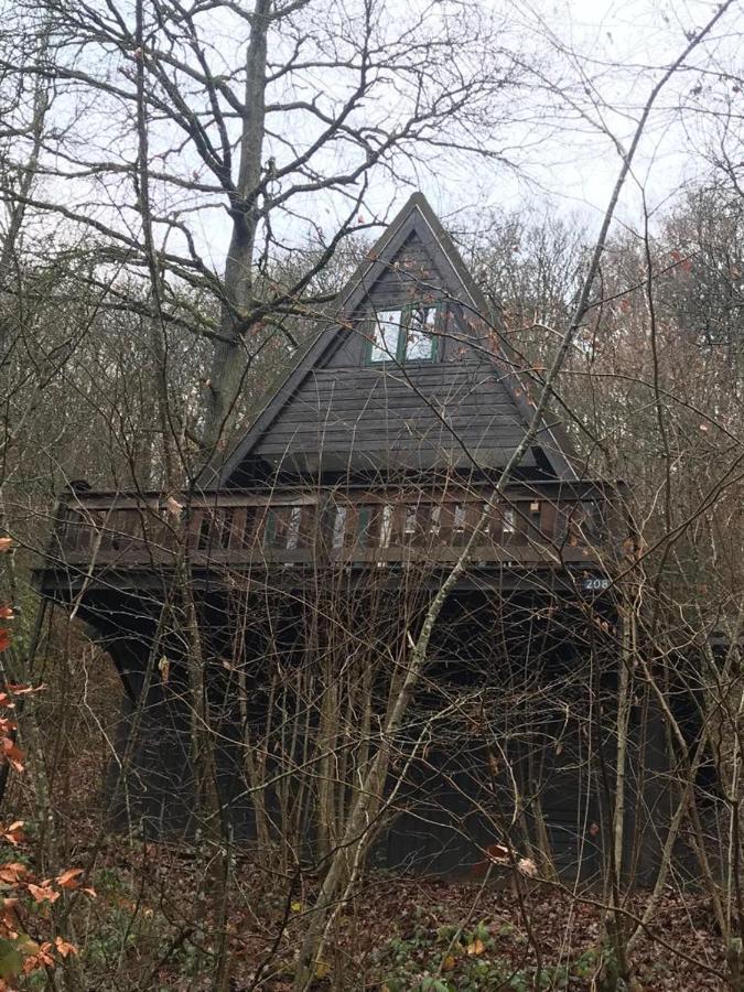 Heavenly Renovated Cabin Near Pittoresque Durbuy - Whistler Villa Bagian luar foto