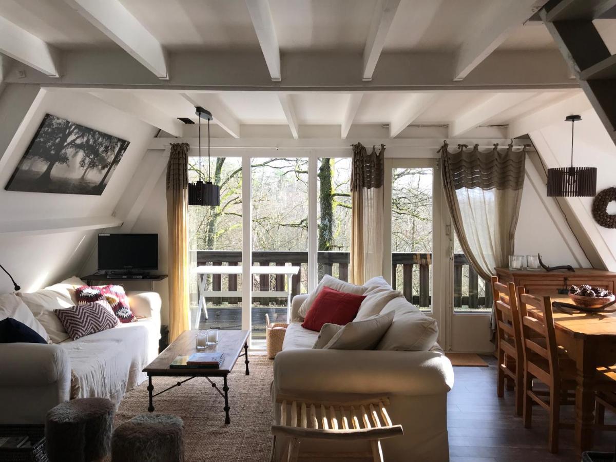 Heavenly Renovated Cabin Near Pittoresque Durbuy - Whistler Villa Bagian luar foto