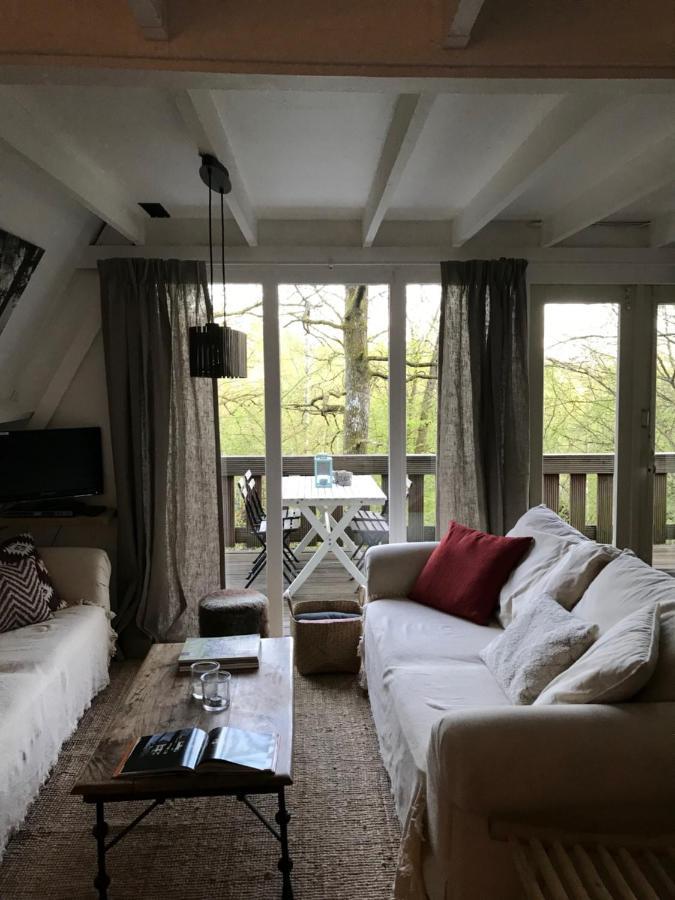 Heavenly Renovated Cabin Near Pittoresque Durbuy - Whistler Villa Bagian luar foto